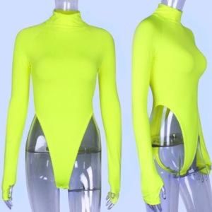 lime green bodysuit